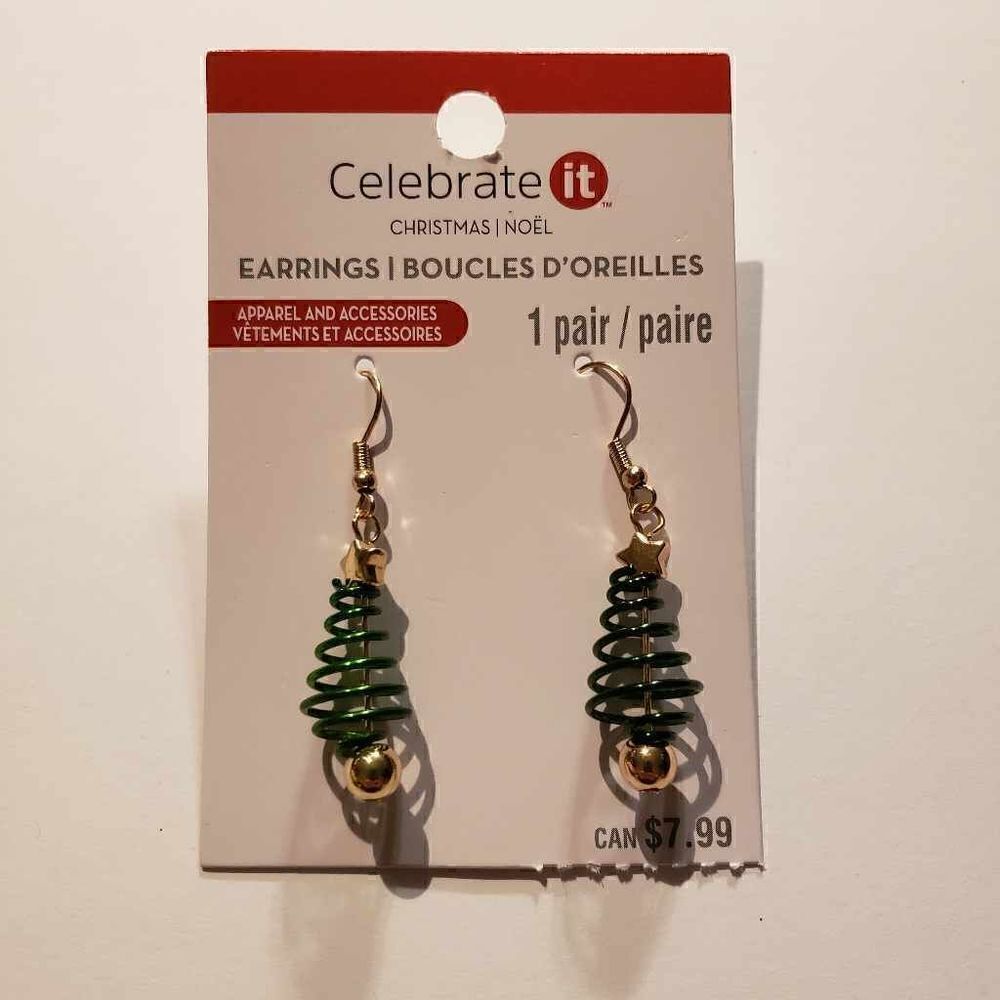 Celebrate It Christmas Tree Earrings
